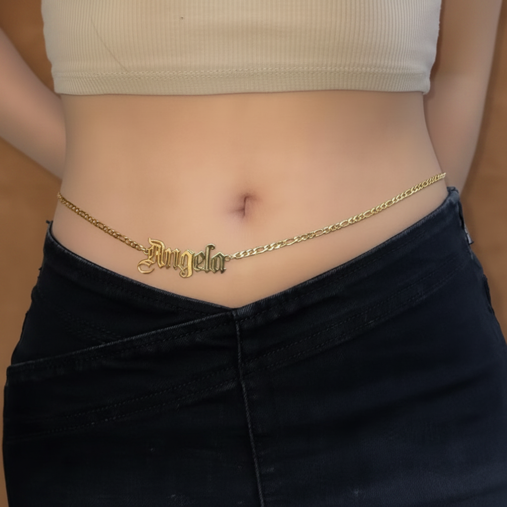 Customized Name Belly Chain