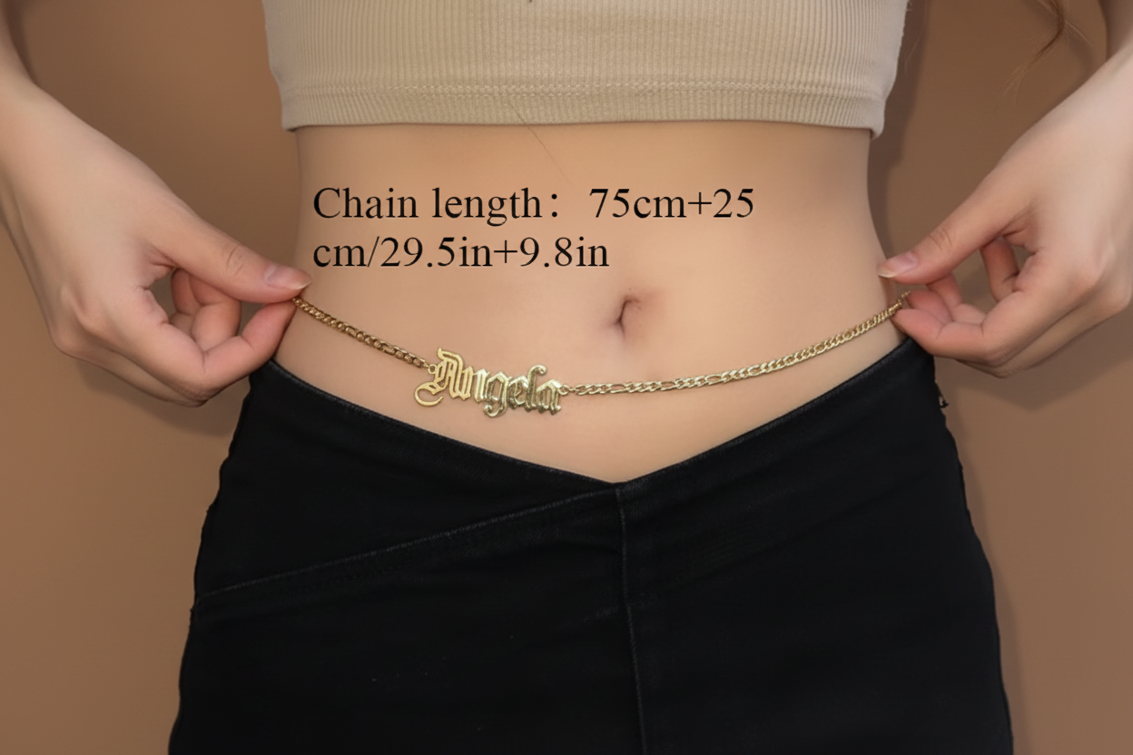 Customized Name Belly Chain