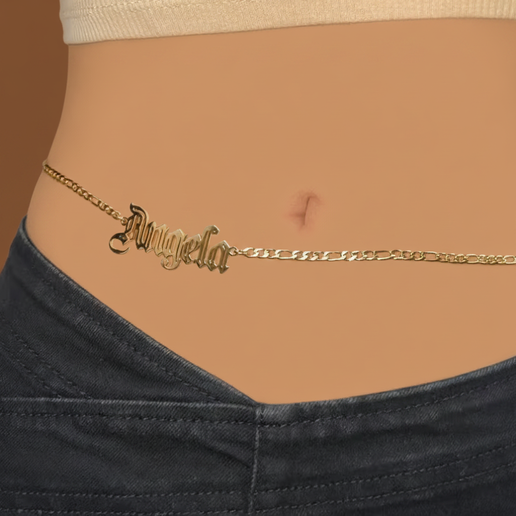 Customized Name Belly Chain