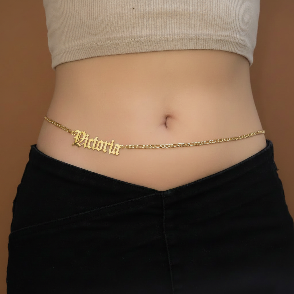 Customized Name Belly Chain