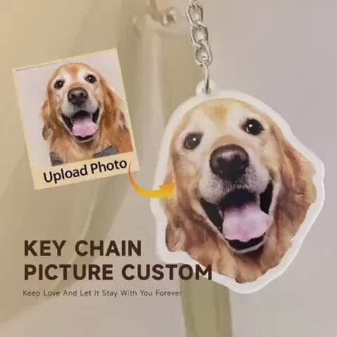 Personalized Photo Keychain — 2D Flat
