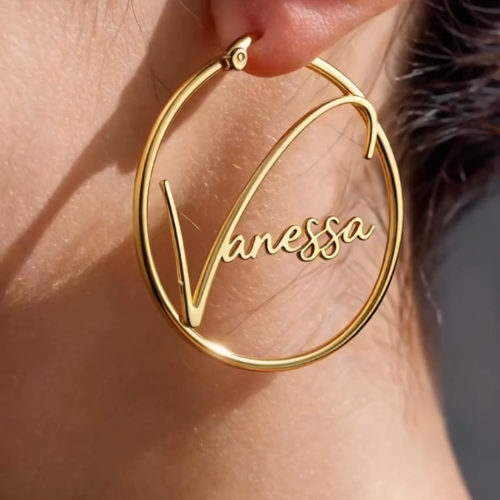 Custom Name Earrings